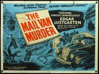 4z252 MAIL VAN MURDER British quad '57 another of the famous Scotland Yard action-thriller series!