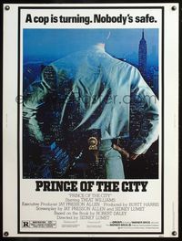 5a647 PRINCE OF THE CITY 30x40 '81 Sidney Lumet directing Treat Williams, Jerry Orbach!