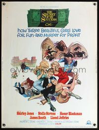 5a673 SECRET OF MY SUCCESS 30x40 '65 sexy Shirley Jones, Frank Frazetta artwork!