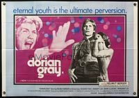 5a097 DORIAN GRAY British quad '70 Helmut Berger, eternal youth is the ultimate perversion!