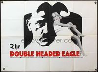 5a098 DOUBLE HEADED EAGLE British quad '73 art of Hitler & Eva Braun, or is it Marlene Dietrich?