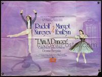 5a158 I AM A DANCER British quad '72 Rudolf Nureyev, Margot Fonteyn, art of dancers by Post!