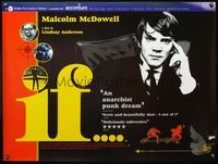 5a159 IF British quad R2002 introducing Malcolm McDowell, Christine Noonan, Lindsay Anderson
