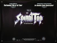 5a338 THIS IS SPINAL TAP reviews British quad R2000 Rob Reiner heavy metal rock & roll cult classic!