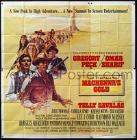 5b043 MacKENNA'S GOLD int'l 6sh '69 art of Gregory Peck, Sharif, Savalas & Julie Newmar by Terpning!