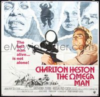 5b052 OMEGA MAN int'l 6sh '71 Charlton Heston is the last man alive, and he's not alone!