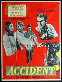 5c002 ACCIDENT French 1p '67 Losey, written by Harold Pinter, sexy Jacqueline Sassard!