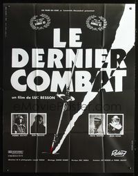 5c130 LE DERNIER COMBAT French 1p '83 Luc Besson, Jean Reno, cool design by Guichard & Camboulive!