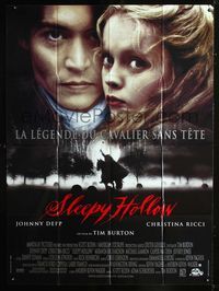 5c173 SLEEPY HOLLOW French 1p '99 Johnny Depp, Christina Ricci, directed by Tim Burton!