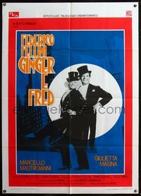 5c433 GINGER & FRED Italian 1p '86 Federico Fellini's Ginger e Fred, Marcello Mastroianni