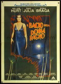 5c479 KISS OF THE SPIDER WOMAN Italian 1p '85 Sonia Braga, William Hurt, Raul Julia, cool art!