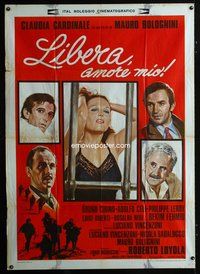 5c492 LIBERA MY LOVE Italian 1p '73 artwork of sexy Claudia Cardinale and her lovers!
