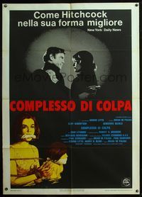 5c519 OBSESSION Italian 1p '76 Brian De Palma, Paul Schrader, Genevieve Bujold tied & gagged!