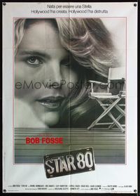 5c593 STAR 80 Italian 1p '84 different c/u sexy Mariel Hemingway as Dorothy Stratten, Bob Fosse