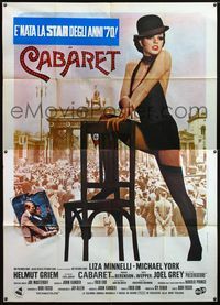 5c223 CABARET Italian 2p '72 singing & dancing Liza Minnelli in Nazi Germany, directed by Bob Fosse