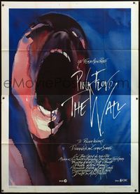 5c296 WALL Italian 2p '82 Pink Floyd, Roger Waters, classic rock & roll artwork!