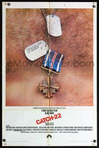 5d079 CATCH 22 1sh '70 directed by Mike Nichols, based on the novel by Joseph Heller!