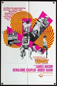 5e159 STRANGER IN THE HOUSE 1sh '68 James Mason, Geraldine Chaplin, Darrin, it's a love-in turned kill-in!