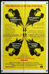 5e494 OBSESSION 1sh '76 Brian De Palma, Paul Schrader, Genevieve Bujold, Cliff Robertson