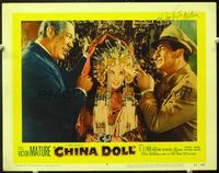 5f014 CHINA DOLL signed LC#6 '58 by Victor Mature, who's with Ward Bond & Li Li Hua!