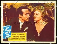 5f035 LET NO MAN WRITE MY EPITAPH signed LC #2 '60by drug dealer Ricardo Montalban & Shelley Winters