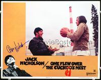 5f046 ONE FLEW OVER THE CUCKOO'S NEST signed LC #1 '75 by Jack Nicholson, who's playing ball w/chief