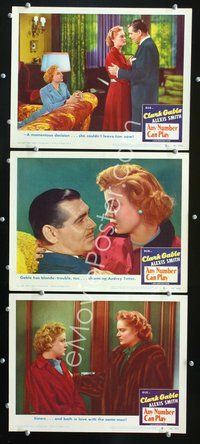 5g349 ANY NUMBER CAN PLAY 3 LCs '49 Clark Gable loves Alexis Smith AND Audrey Totter!