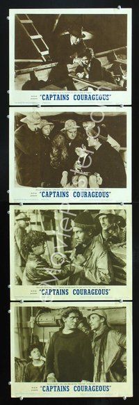 5g047 CAPTAINS COURAGEOUS 4 LCs R62 Spencer Tracy classic, from Rudyard Kipling novel!