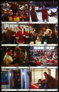 5h316 JINGLE ALL THE WAY 8 color 11x14 stills '96 Arnold Schwarzenegger, Sinbad, two dads & one toy!