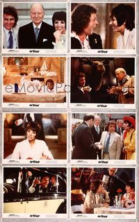 5h022 ARTHUR 8 LCs '81 images of drunken playboy Dudley Moore, Liza Minnelli!