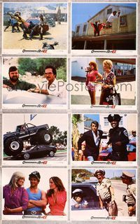 5h081 CANNONBALL RUN II 8 LCs '84 Burt Reynolds, Dean Martin, Dom De Luise, Catherine Bach!