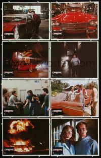 5h088 CHRISTINE 8 LCs '83 written by Stephen King, directed by John Carpenter, killer car!