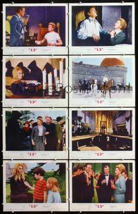 5h172 EYE OF THE DEVIL 8 LCs '66 Deborah Kerr, David Niven, Sharon Tate, mind-chilling terror!