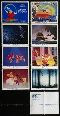 5h189 FANTASIA 8 LCs R82 Walt Disney, Mickey Mouse, wonderful cartoon images!