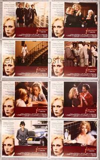 5h217 FRANCES 8 LCs '82 great close-up of Jessica Lange as cult actress Frances Farmer!