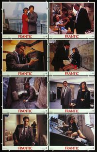 5h218 FRANTIC 8 LCs '88 directed by Roman Polanski, Harrison Ford & Emmanuelle Seigner!