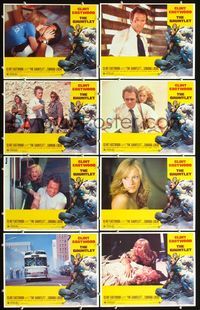 5h225 GAUNTLET 8 LCs '77 many images of Clint Eastwood & sexy Sondra Locke!