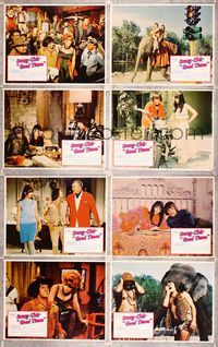 5h233 GOOD TIMES 8 LCs '67 first William Friedkin, great images of young Sonny & Cher!
