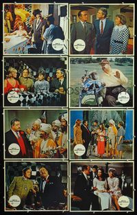 5h283 HOW TO COMMIT MARRIAGE 8 LCs '69 Bob Hope, Jackie Gleason in golf cart w/monkey!