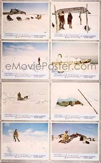 5h353 LEGEND OF AMALUK 8 LCs '71 images of Eskimos, frozen north!