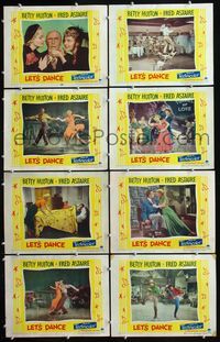 5h354 LET'S DANCE 8 LCs '50 great images of dancing Fred Astaire & Betty Hutton!