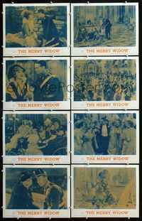 5h391 MERRY WIDOW 8 LCs R62 Maurice Chevalier, Jeanette MacDonald, Ernst Lubitsch