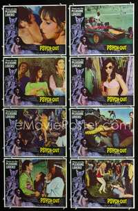 5h451 PSYCH-OUT 8 LCs '68 AIP, psychedelic drugs, sexy Susan Strasberg & Jack Nicholson!