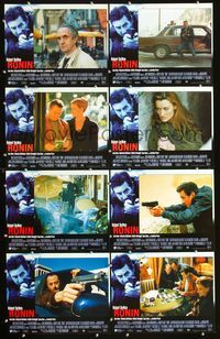 5h462 RONIN 8 int'l LCs '98 Robert De Niro, Jean Reno, Anyone is an enemy for a price!