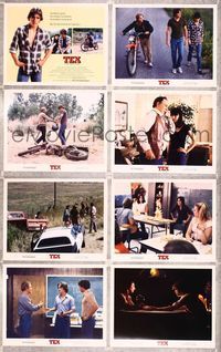 5h534 TEX 8 LCs '82 young Matt Dillon, Meg Tilly & Emilio Estevez, from S.E. Hinton's novel!