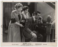 5j037 ARSENIC & OLD LACE 8x10 still R58 Capra, Cary Grant talks on phone as Hull & Adair watch!