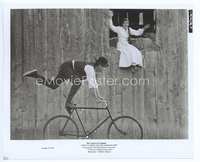 5j083 BUTCH CASSIDY & THE SUNDANCE KID 8.25x10 still '69 Newman impresses Ross with bike tricks!