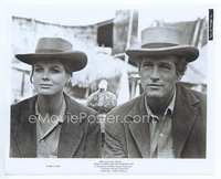 5j086 BUTCH CASSIDY & THE SUNDANCE KID 8x10 still '69 c/u 2-shot of Paul Newman & Katharine Ross!