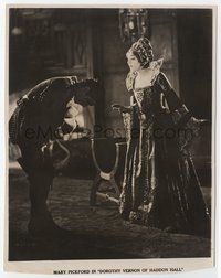 5j147 DOROTHY VERNON OF HADDON HALL 7.5x9.75 still '24 soldier bows to beautiful Mary Pickford!