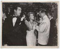 5j180 GILDA 8x10 still '46 Glenn Ford grabs sexy Rita Hayworth's shoulder on dancefloor!